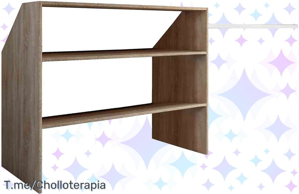 Descuento exclusivo: Estante de techo con perchera VCM, ¡ordena tu ropa ya!