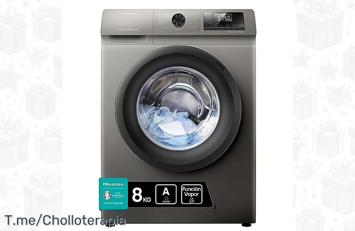 Lavadora Hisense: Limpieza impecable y rapidez excepcional ¡Aprovecha la oferta!