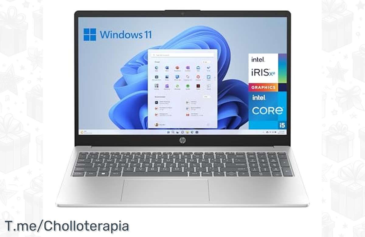 No dejes pasar esta ganga: HP 15 – Portátil Full HD con i5, 16GB RAM y Windows 11 Home. ¡Corre a por él!