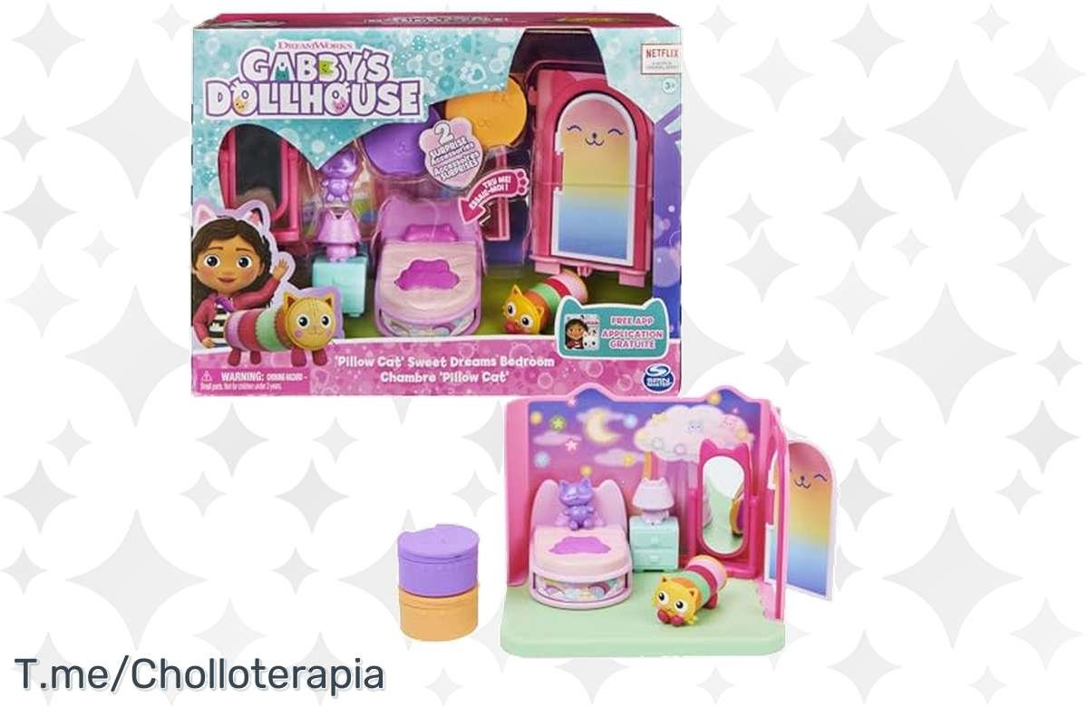 No te pierdas el descuento en La Casa de Muñecas de Gabby con el Dormitorio de Sueñigata: ¡Ideal para divertirse!