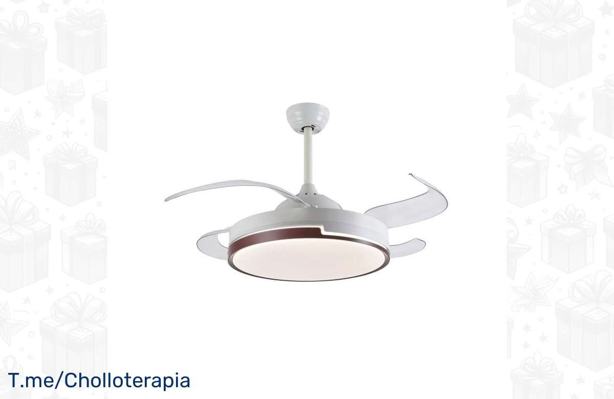 Renueva tu hogar: El ventilador de techo más moderno y funcional a precio de oferta