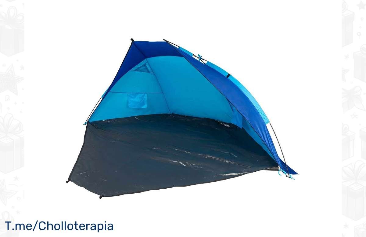 ¡Adiós al viento en la playa con este paraviento a precio de chollo!