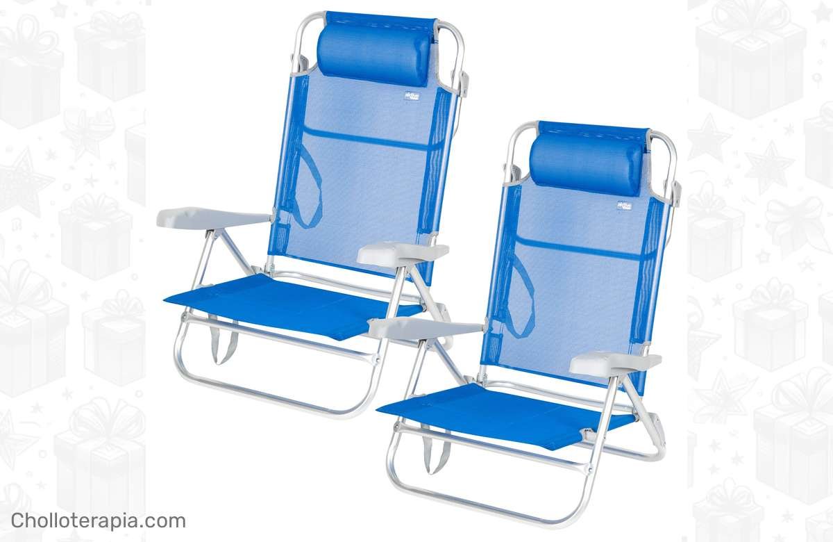 ¡Agarra este chollo! Sillas de playa convertibles en tumbona, ¡relájate al máximo!