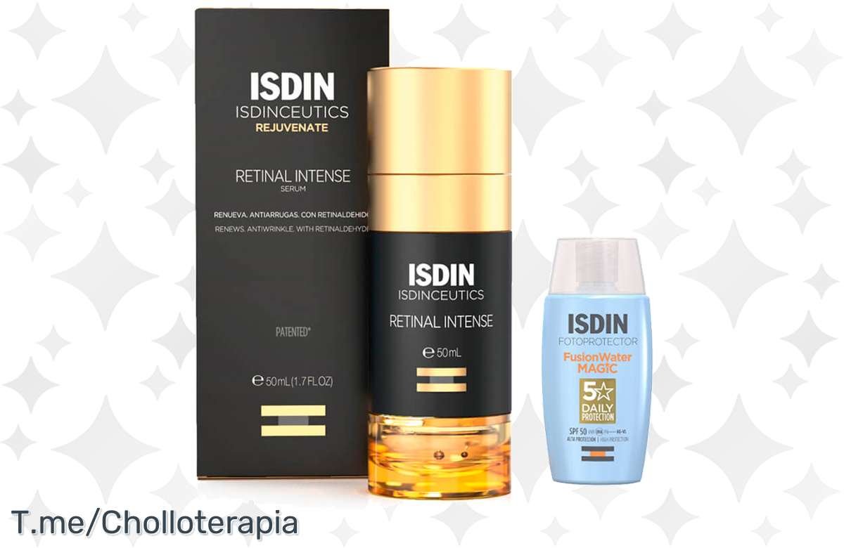 ¡Ahorra con este combo de Serum Isdinceutics y FusionWater Magic!