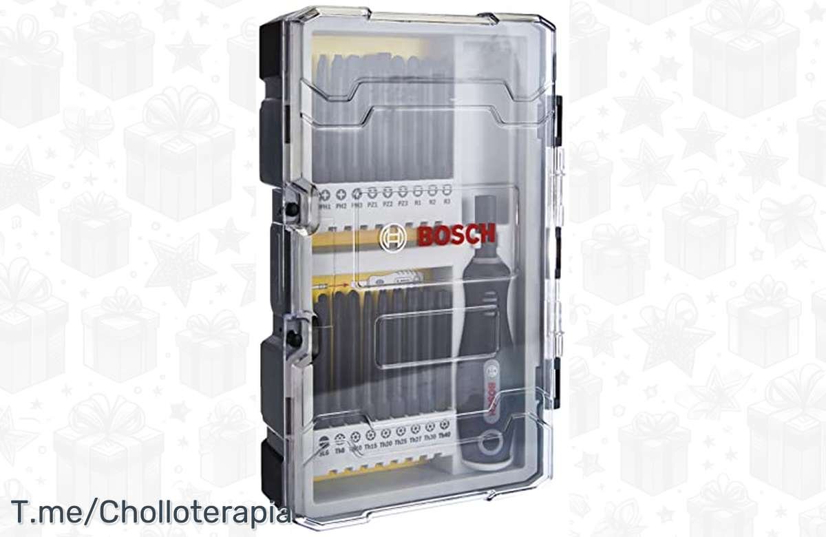 ¡Ahorra en grande con este set de 37 puntas Bosch Professionnal! ¡Imprescindible para cualquier proyecto!