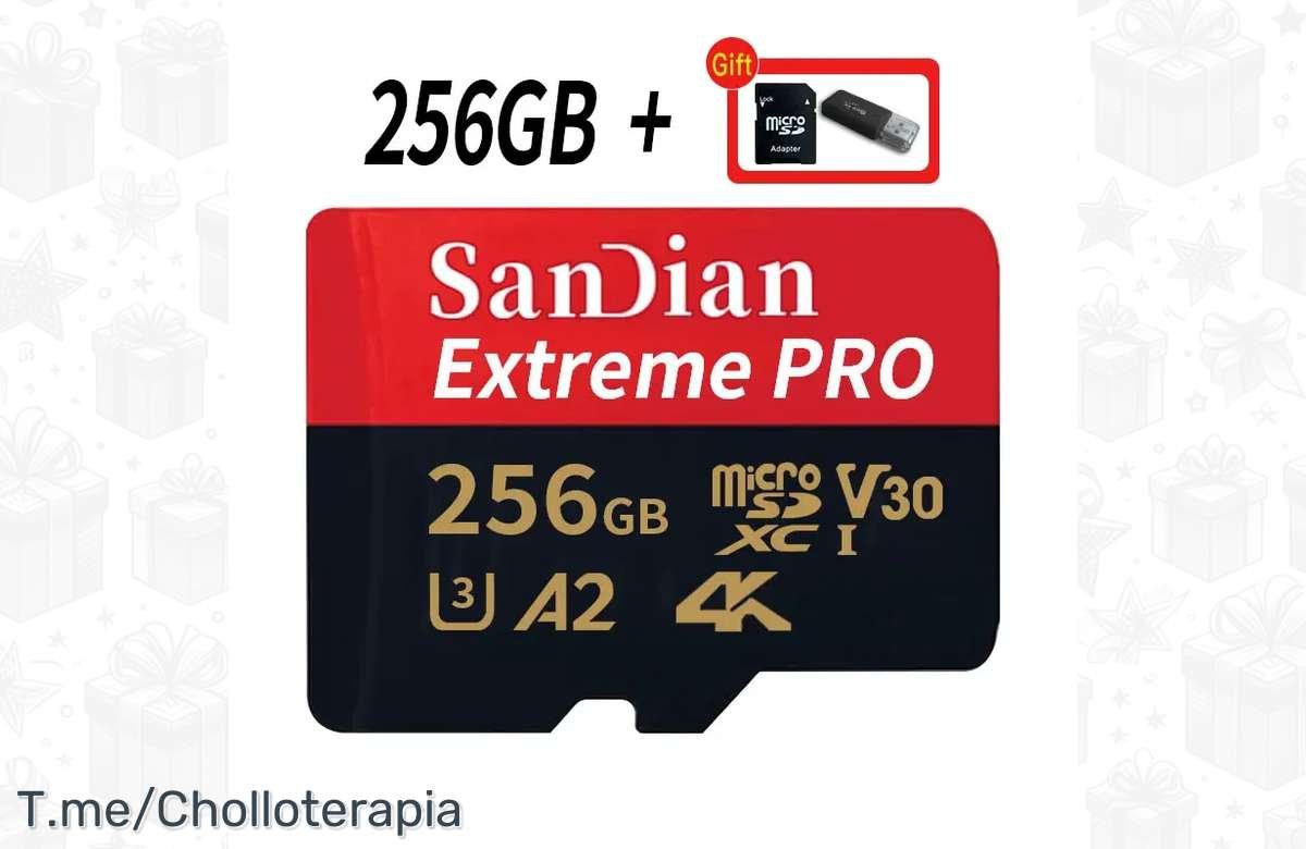 ¡Ahorra espacio en tu móvil! Tarjeta de memoria SD CS2 TF, 128GB a precio de saldo