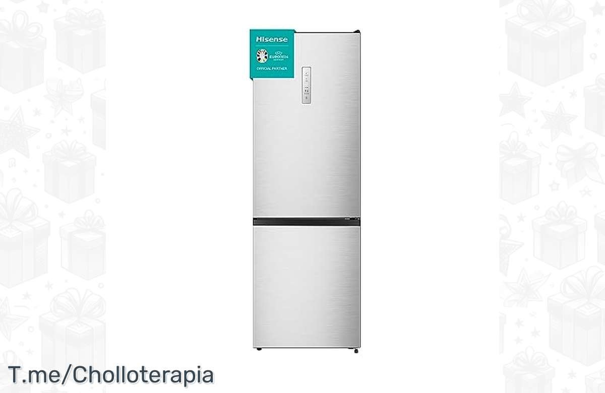 ¡Ahorra espacio y dinero con este frigorífico Hisense de alta capacidad!