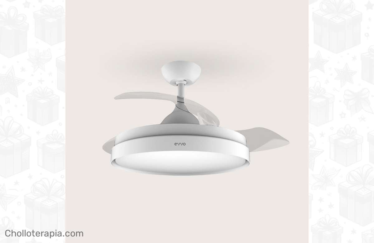 ¡Ahorra espacio y refresca tu casa con el ventilador de techo Evvo!