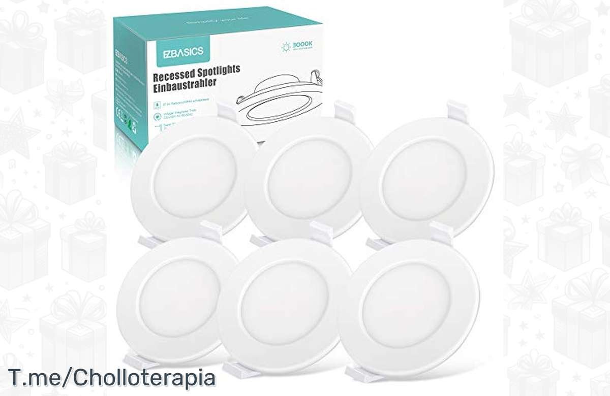 ¡Ahorra hasta un 56%! Ilumina tu hogar con este pack de 6 focos LED ¡No te quedes en la oscuridad!