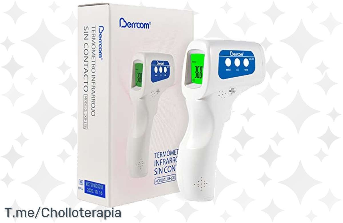 ¡Ahorra un 50% en tu Termómetro Digital sin Contacto y olvídate de las preocupaciones!