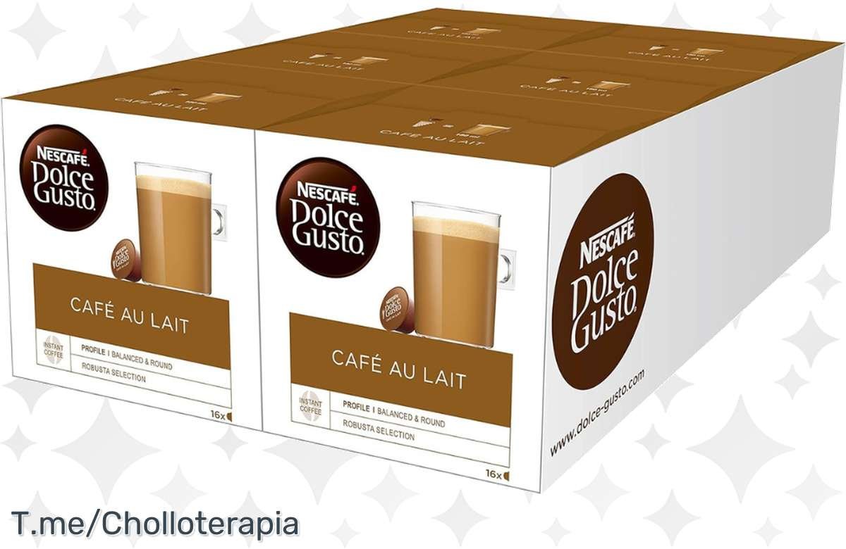 ¡Aprovecha! Café con Leche Pack 96 cápsulas Dolce Gusto Nescafe a precio increíble