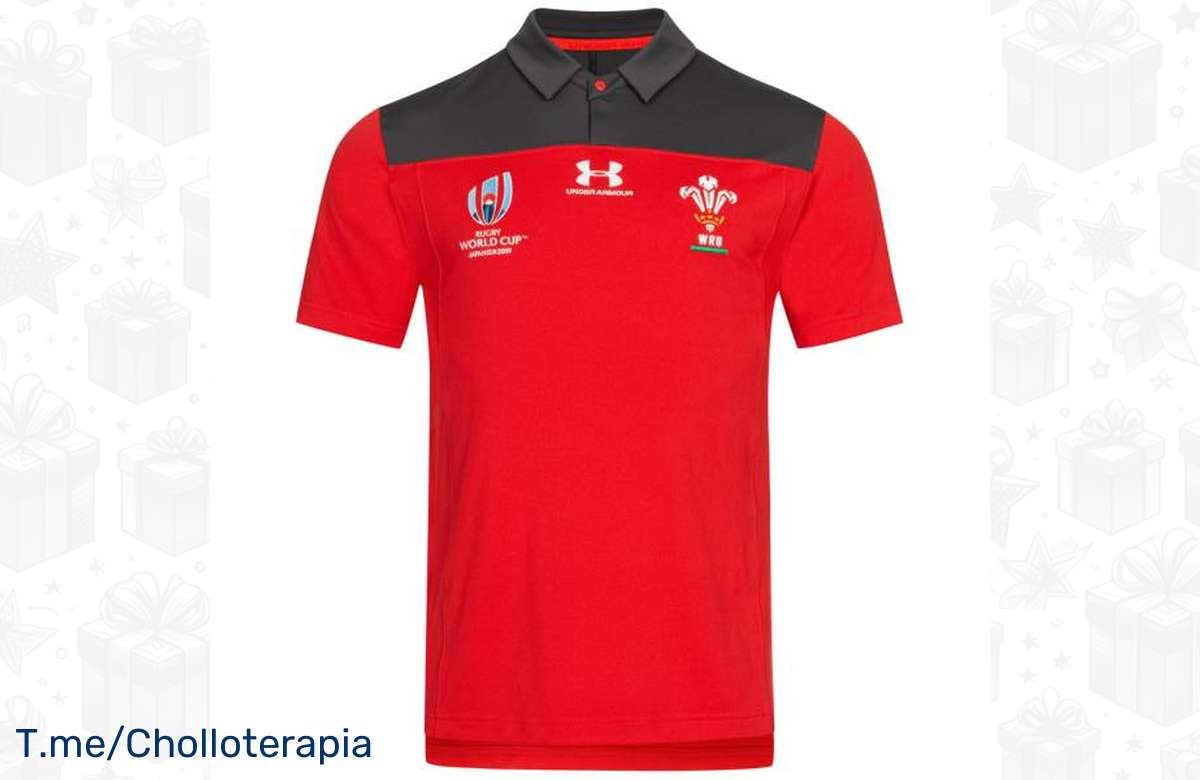 ¡Aprovecha este descuento increíble en la camiseta de rugby de la Copa del Mundo de la Unión de Gales!