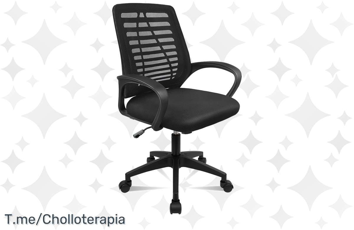 ¡Aprovecha la ganga! Silla de Oficina Ergonómica con Soporte Lumbar. ¡Trabaja cómodo y sin preocupaciones!