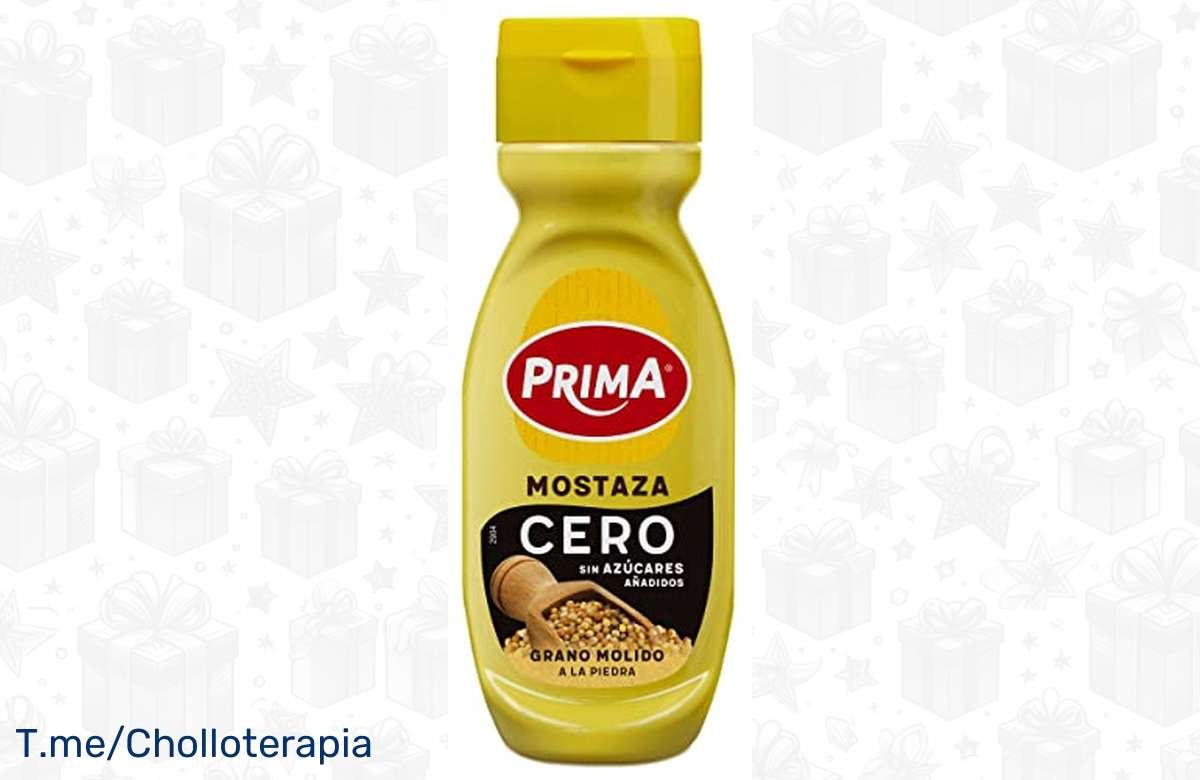 ¡Aprovecha la oferta de la Mostaza Prima Cero, más sabor y menos azúcar!