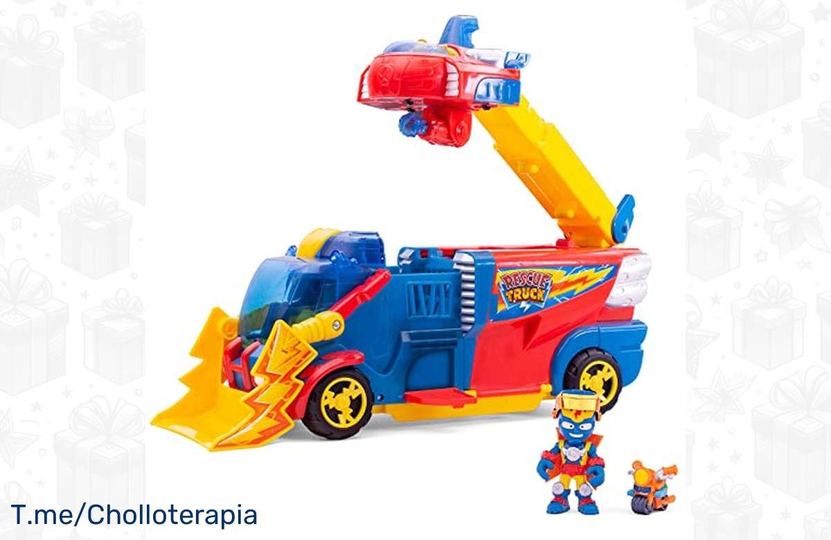 ¡Aprovecha la oportunidad! Rescata a toda velocidad con el Camión de Rescate SUPERTHINGS.