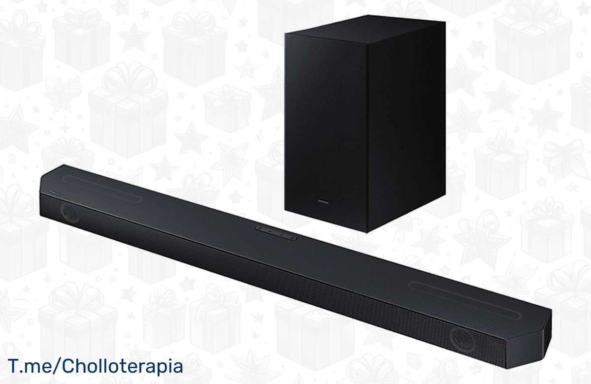 ¡Aprovecha ya! Barra de sonido Samsung HW-Q600C/ZF con descuento increíble
