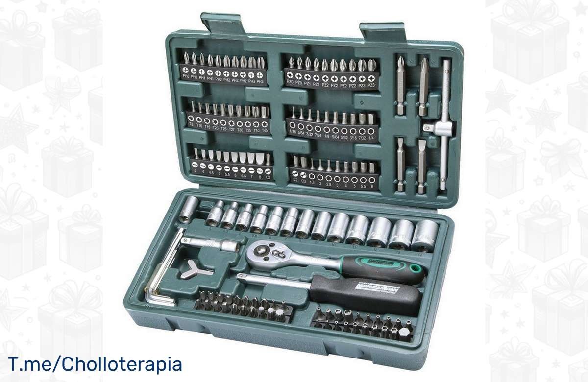 ¡Aprovecha ya! Maletín de Herramientas Mannesmann M29166 con 130 pcs al precio más bajo.
