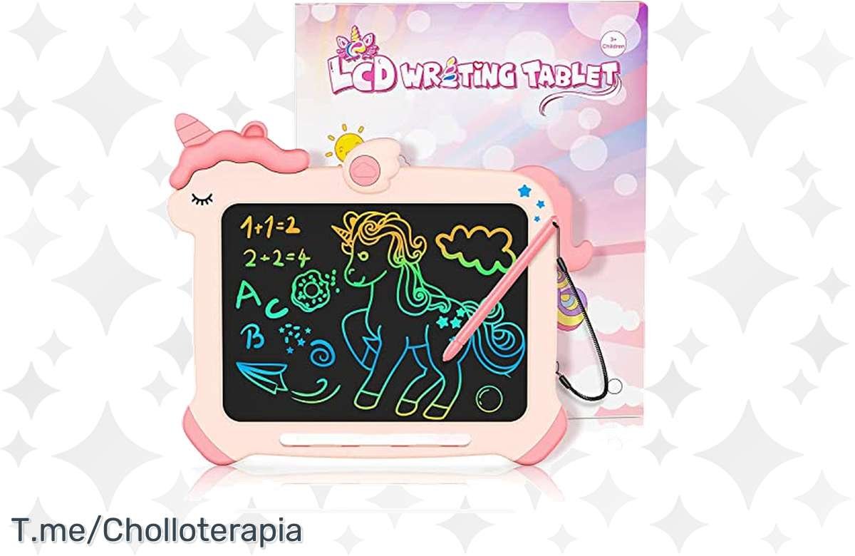 ¡Aprovecha ya! Tableta de escritura electrónica con diseño de unicornio a precio de risa