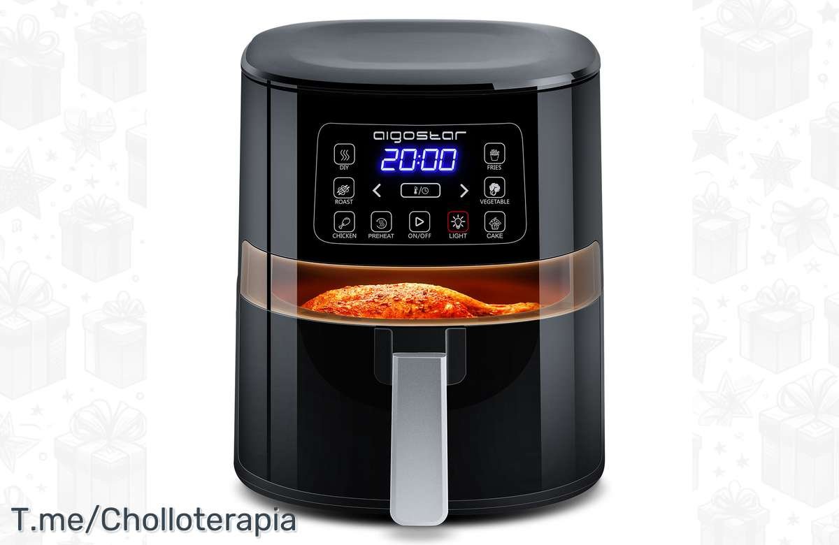 ¡Aprovecha ya esta súper oferta! Freidora de Aire sin Aceite con Ventana de Visualización.