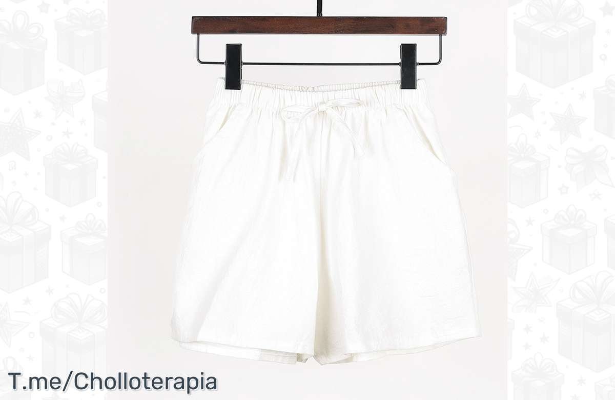 ¡Arrasa con los Shorts de Lino y Algodón para Mujer al mejor precio del mercado!