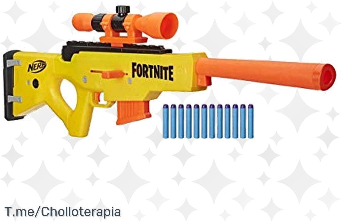 ¡Arrasa en tus batallas con el Nerf Fortnite BASR-L Dart Blaster! ¡Oferta imperdible, no te quedes sin el tuyo!
