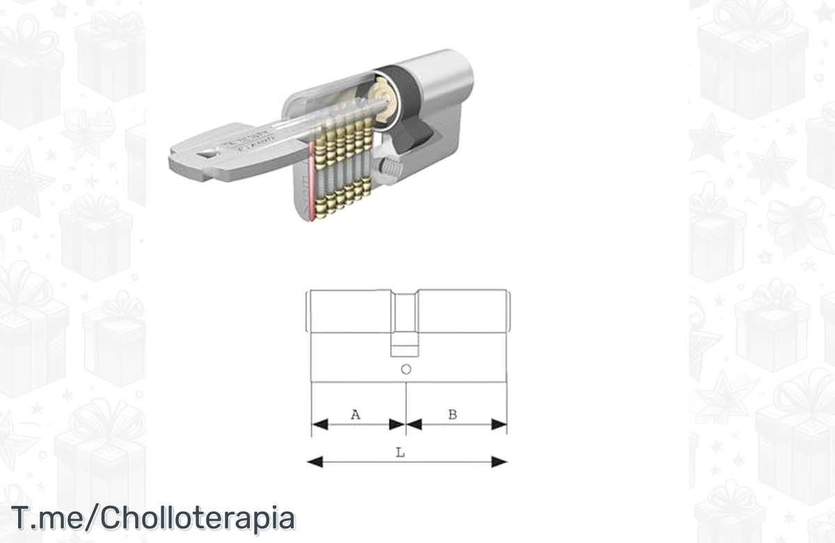 ¡Asegura tu tranquilidad con el Cilindro de Seguridad Tesa Assa Abloy T60!