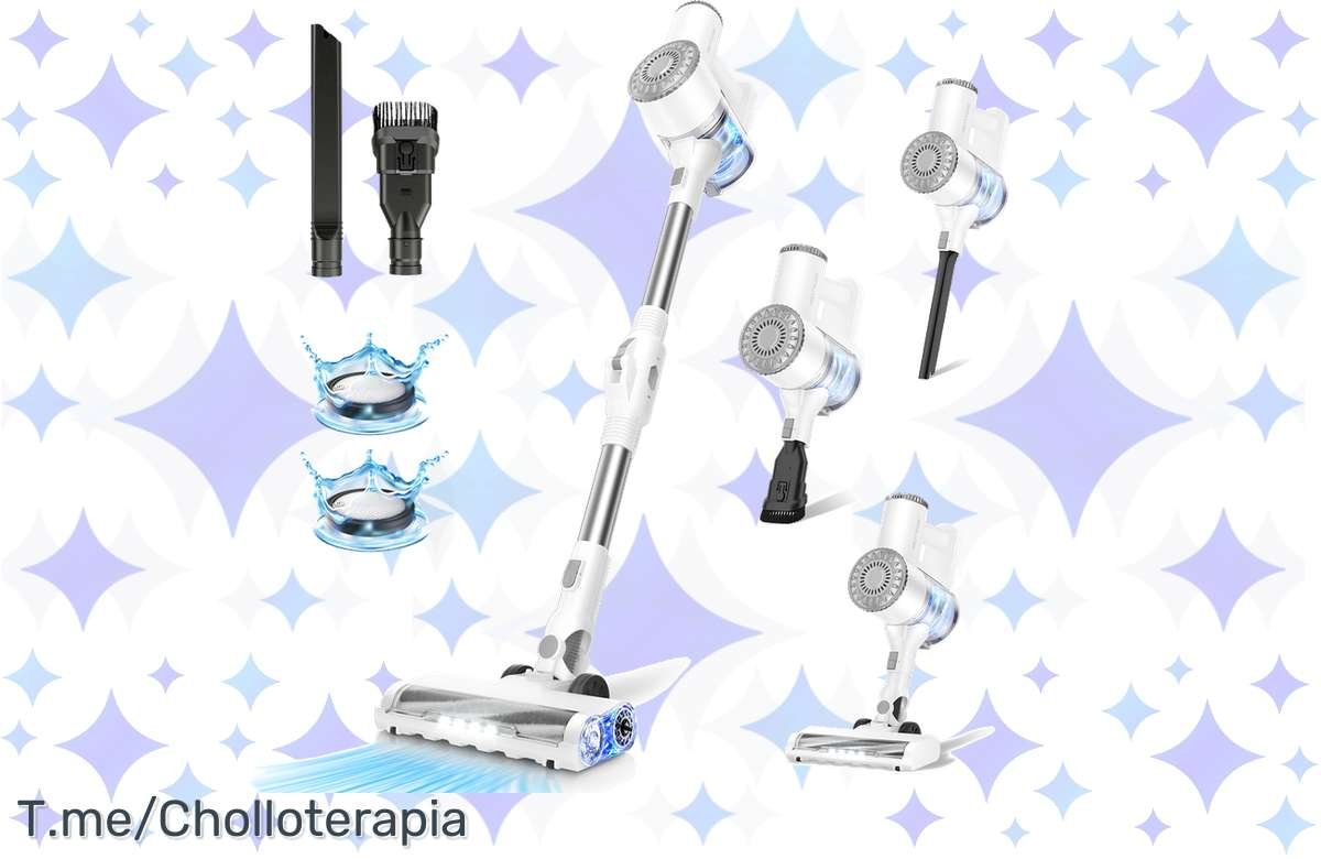 ¡Atrapa el descuento del siglo en la aspiradora inalámbrica W400 de PrettyCare! ¡25kPa de potencia te esperan!