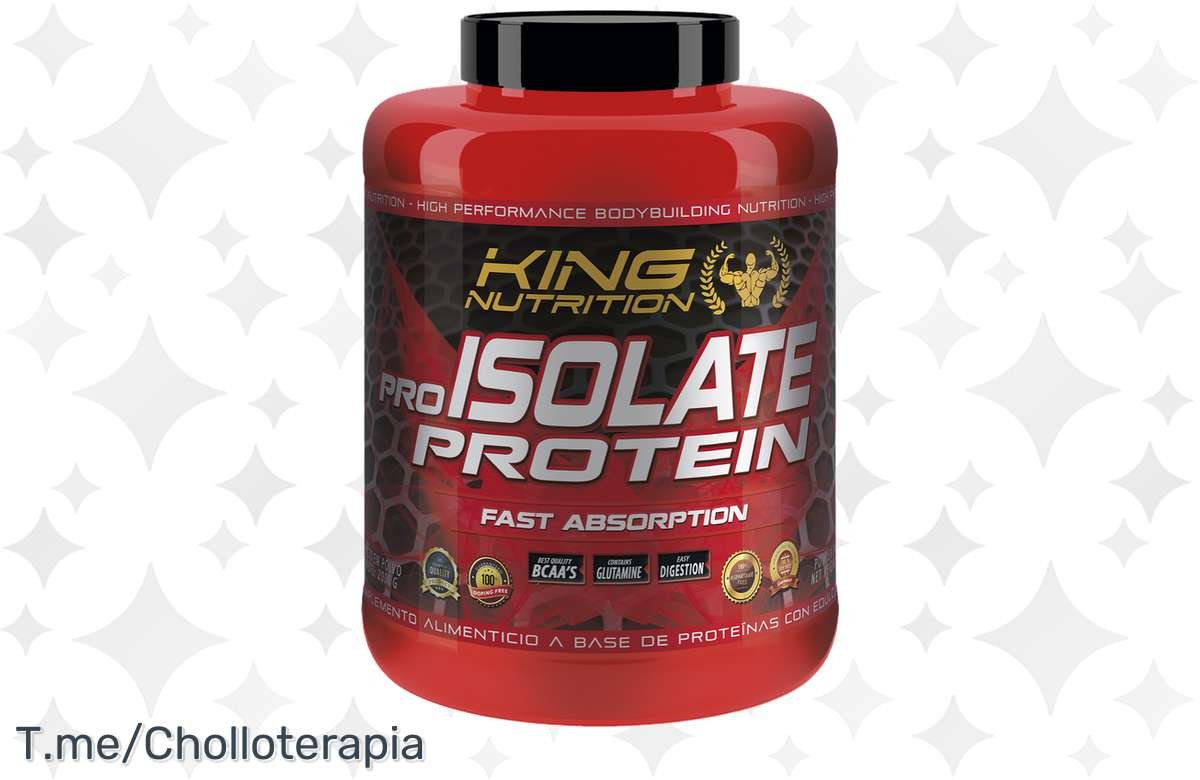 ¡Atrapa esta ganga! Pro Isolate Protein 2Kg King Nutrition: potencia bestial a precio de saldo