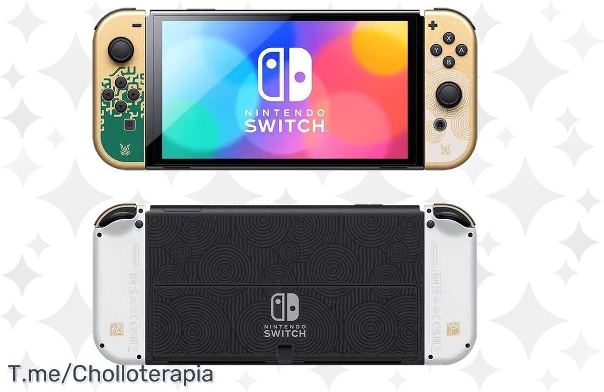 ¡Atrévete a vivir la aventura con Nintendo Switch OLED! ¡Oferta única en The Legend of Zelda Tears Of The Kingdom! ¡No te quedes sin tu consola!