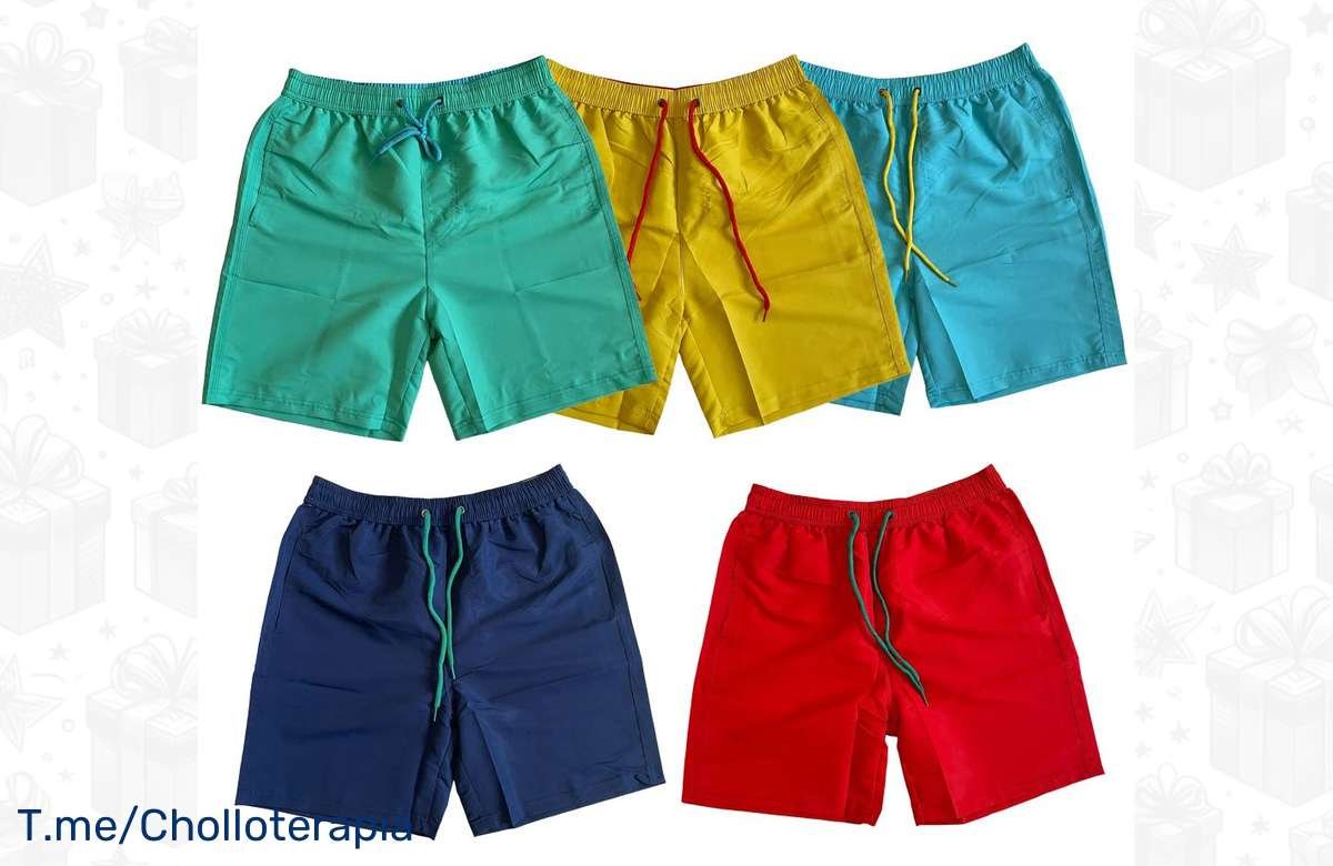 ¡Bañadores de playa para hombres M a 3XL! ¡Renueva tu look playero con estilo y comodidad! ¡Atrapa el verano antes de que se acabe!