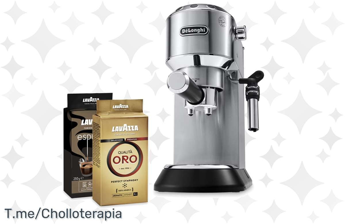¡Café italiano al 50% de descuento en De’Longhi – Dedica Cafetera Espresso Italiana + Café Lavazza! ¡Aprovecha ya!