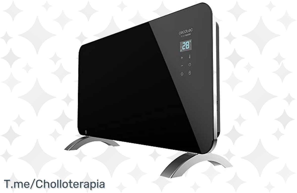 ¡Calienta tu hogar con estilo con Cecotec Radiador Eléctrico Bajo Consumo!