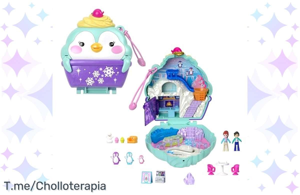 ¡Chollo total! Estuche Pingüino Pastel de Polly Pocket con descuento increíble