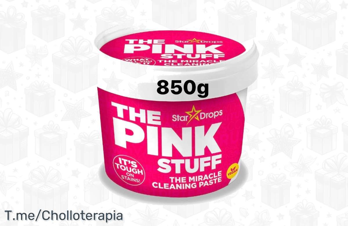 ¡Compra ya la Pasta Pinkstuff y dile adiós a la suciedad!
