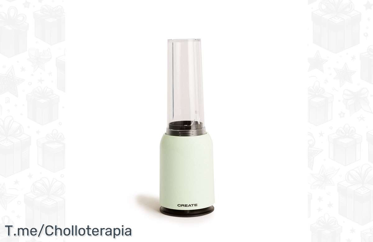 ¡Consigue tu batidora con vaso portátil a un precio único! ¡No te quedes sin la tuya ya!