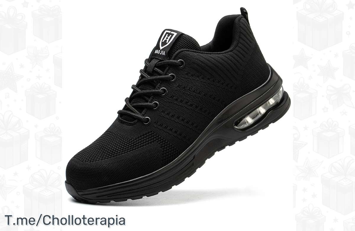 ¡Consigue tus zapatos de seguridad con colchón de aire y cabeza de acero al mejor precio!