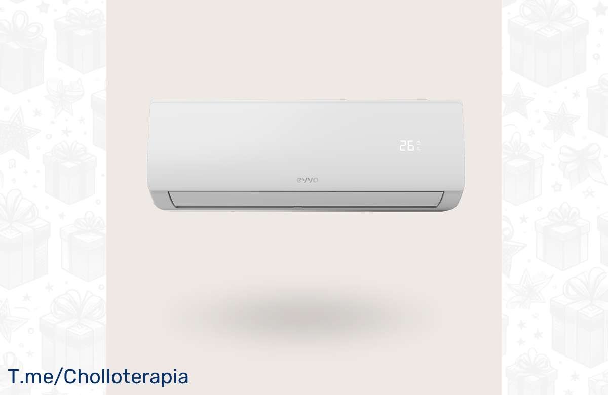 ¡Convierte tu casa en un oasis de frescura con el aire acondicionado EVVO CLIMA WIFI 1X1! ¡No dejes escapar esta oportunidad de tener el máximo confort!