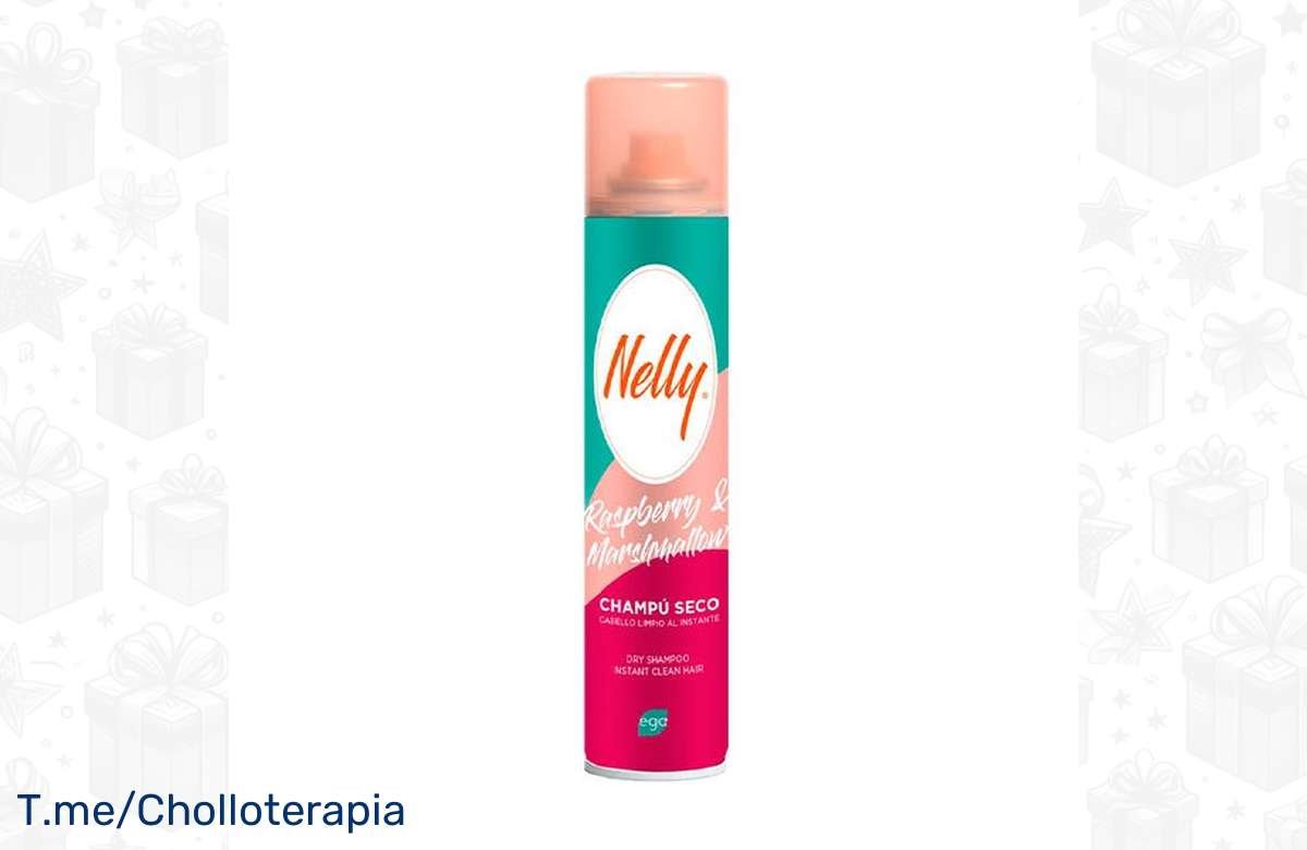 ¡Dale a tu cabello el cuidado que se merece con este chollo de Champú seco Nelly Raspberry & Marshmallow!