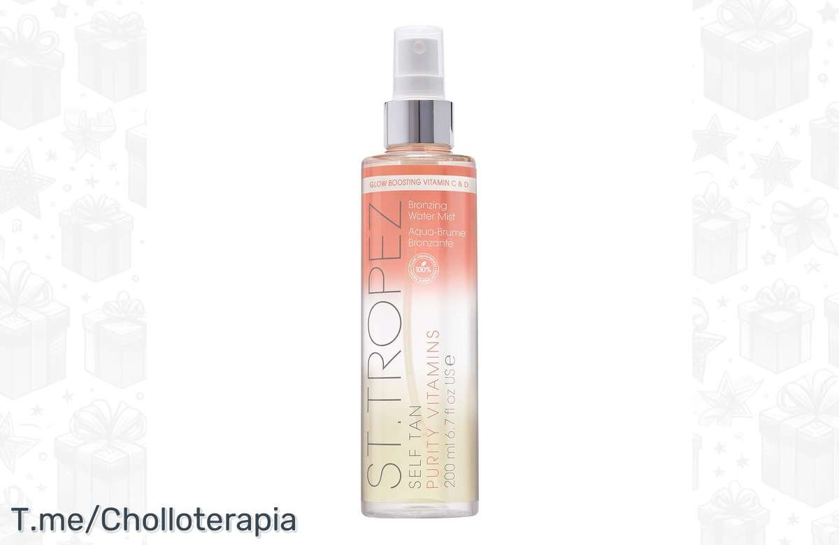 ¡Dale a tu piel el bronceado perfecto con la bruma St. Tropez Self Tan Purity Vitamins!