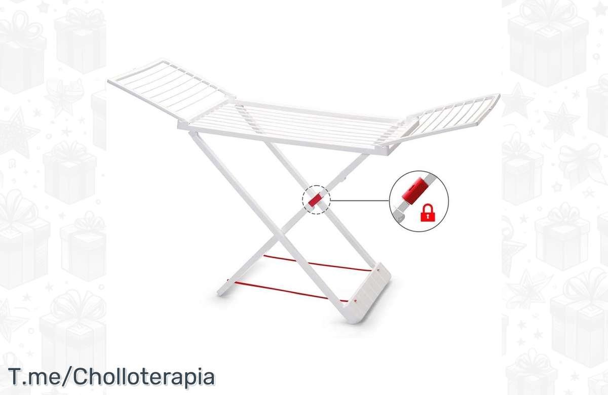 ¡Dale alas a tu ropa con este tendedero extensible! ¡No te quedes sin el tuyo!