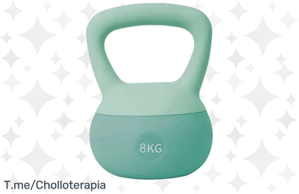 ¡Dale caña a tus entrenamientos con las pesas de kettlebell de PVC de ALLINLIFE!