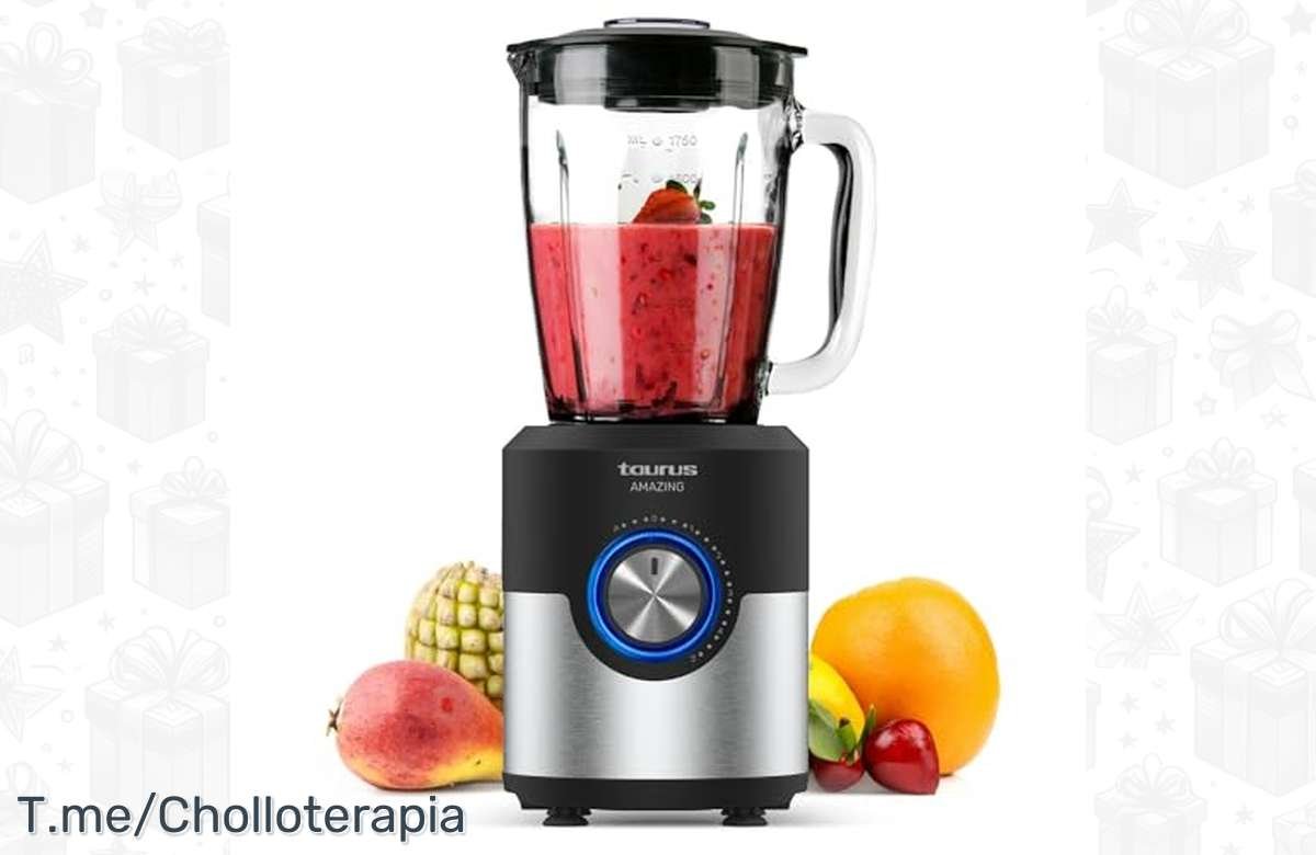 ¡Dale poder a tu cocina con esta batidora Taurus Amazing!