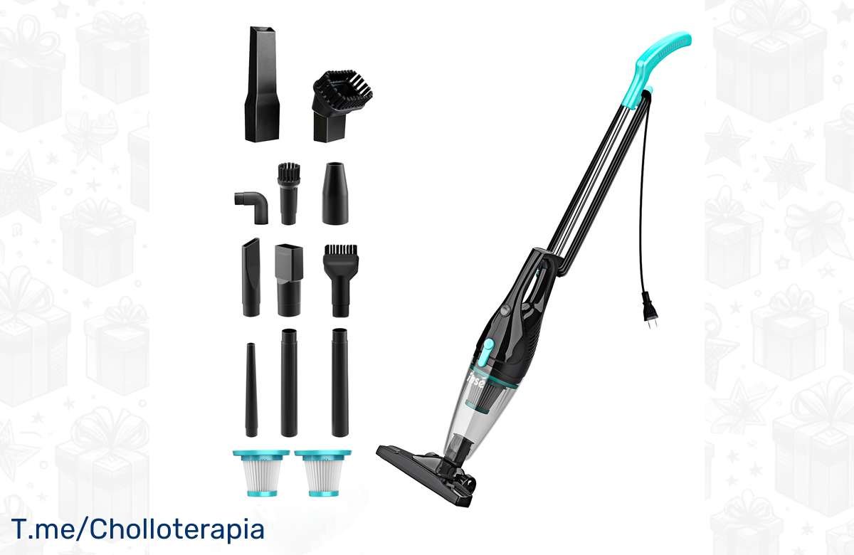 ¡Dale potencia a la limpieza con la INSE-Aspiradora Escoba R3S! ¡11 accesorios para una limpieza impecable!