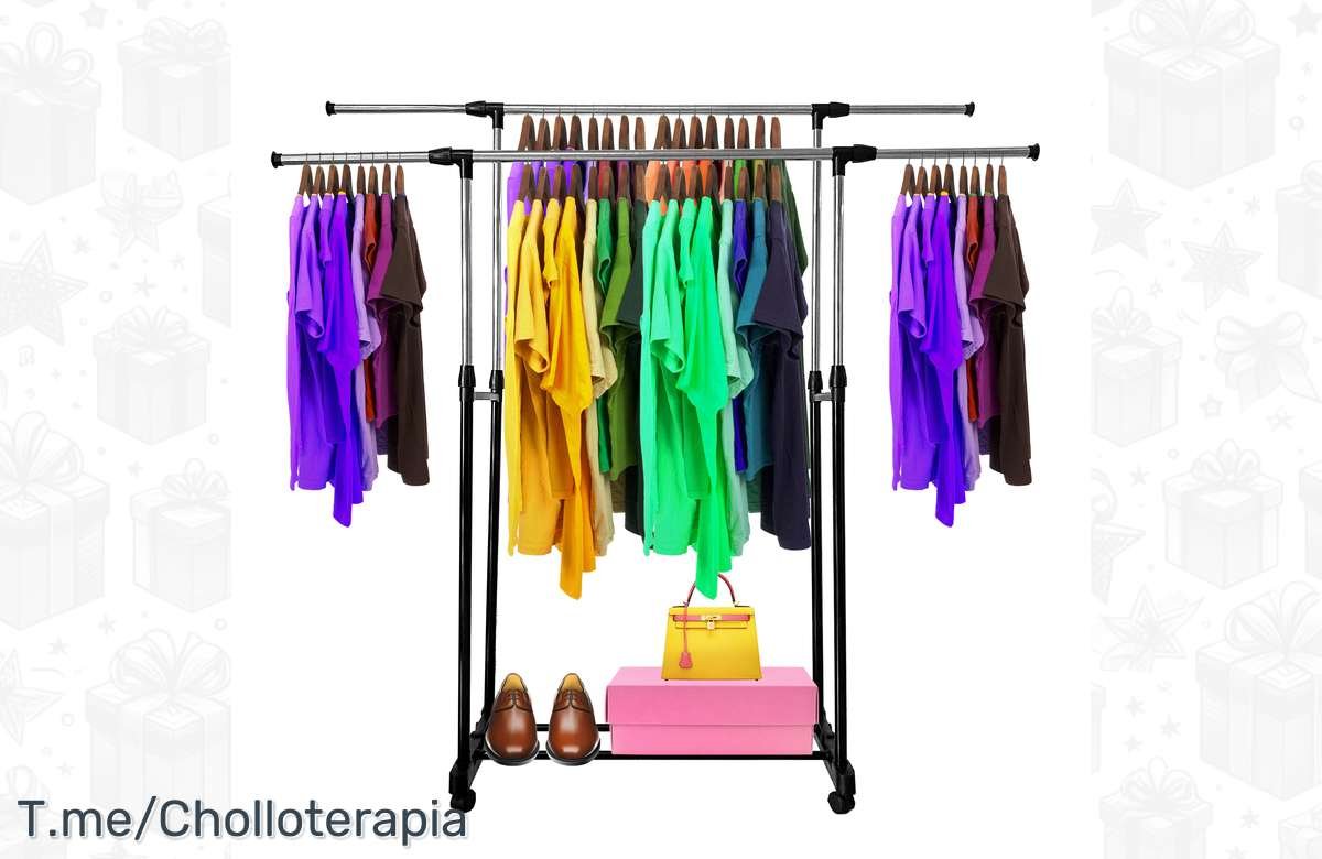 ¡Dale un giro a tu armario con el perchero Burro Advanced de Nyana Home!