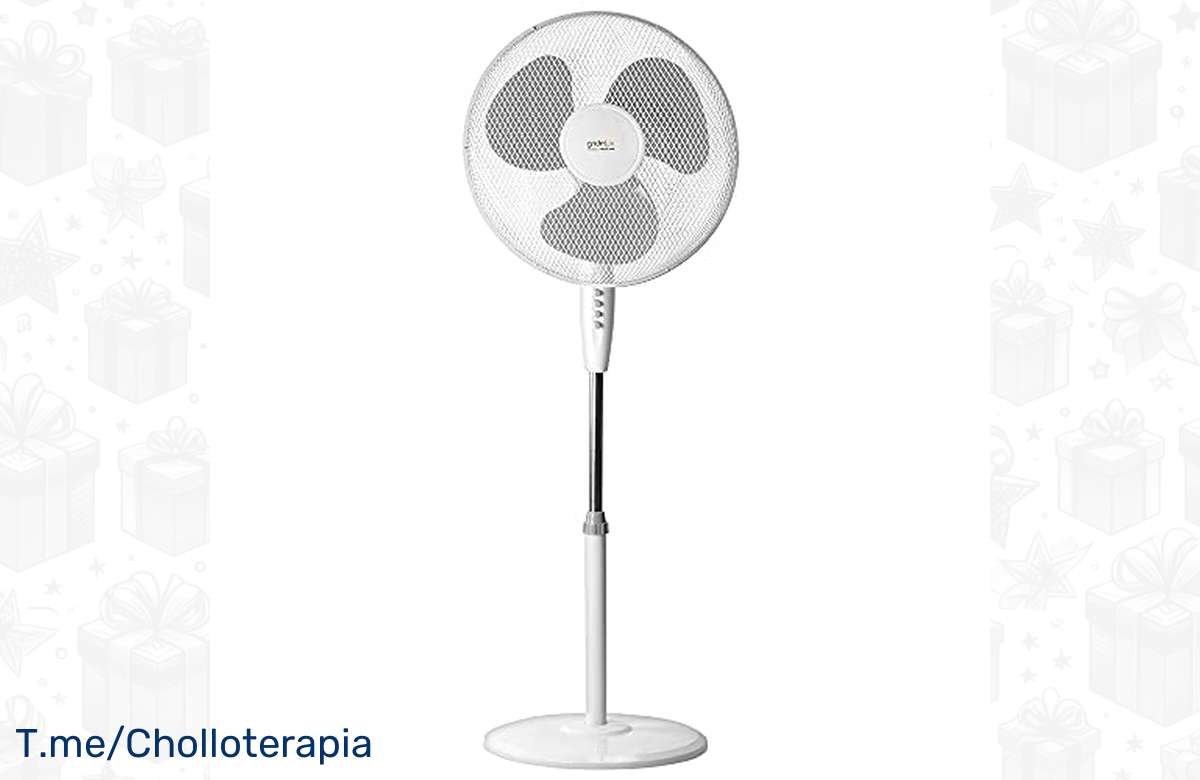 ¡Dale un respiro a tu casa con el nuevo Ventilador de Pie HOMELY FRESH 400 de gridinlux!