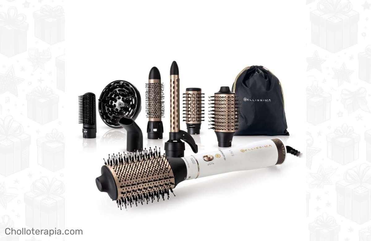 ¡Dale vida a tu cabello con el Cepillo Moldeador Bellissima Air Wonder 8 en 1! ¡Precio de locura, no te lo puedes perder!