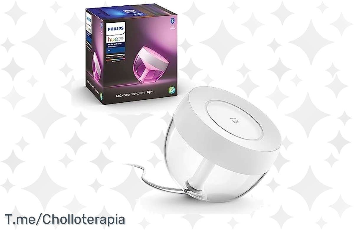 ¡Dale vida a tu casa con la lámpara Philips Hue Iris!