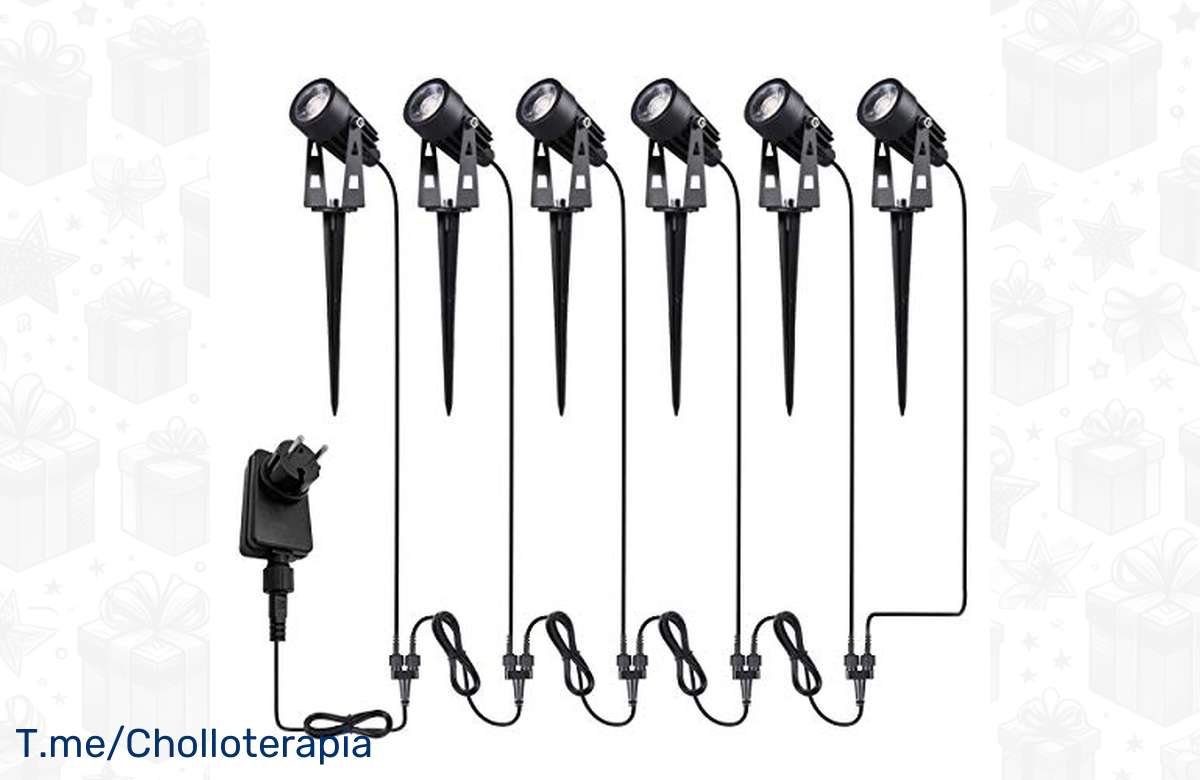 ¡Dale vida a tu jardín con estos increíbles focos Tomshine!