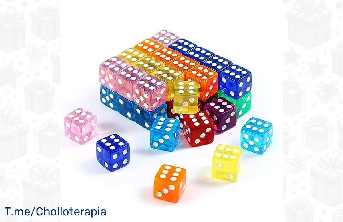 ¡Dale vida a tus partidas con este pack de 100 dados!