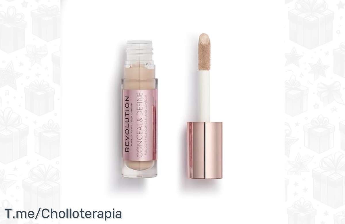 ¡Date prisa y consigue el corretor Conceal & Define de Makeup Revolution con un 50% de descuento!